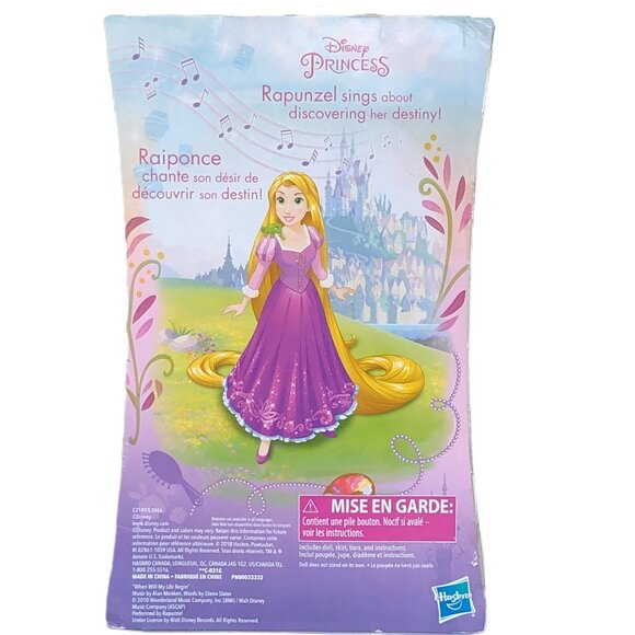 New in Box-Hasbro Disney Princess Shimmering Song Rapunzel, Singing Doll - Picture 4 of 13